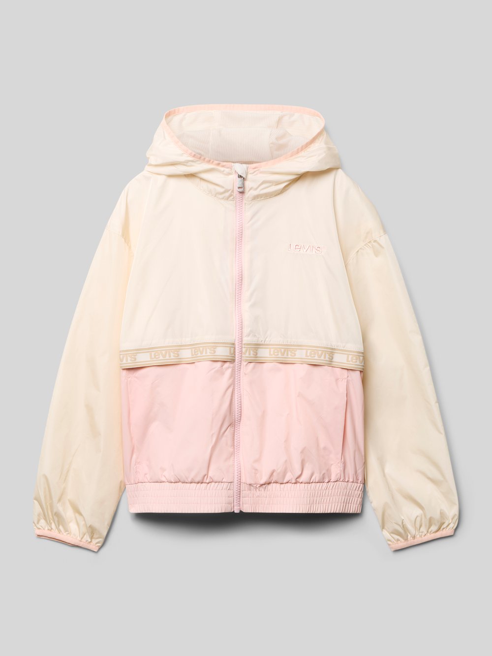 

Куртка с капюшоном Levi’s Kids, кремовый