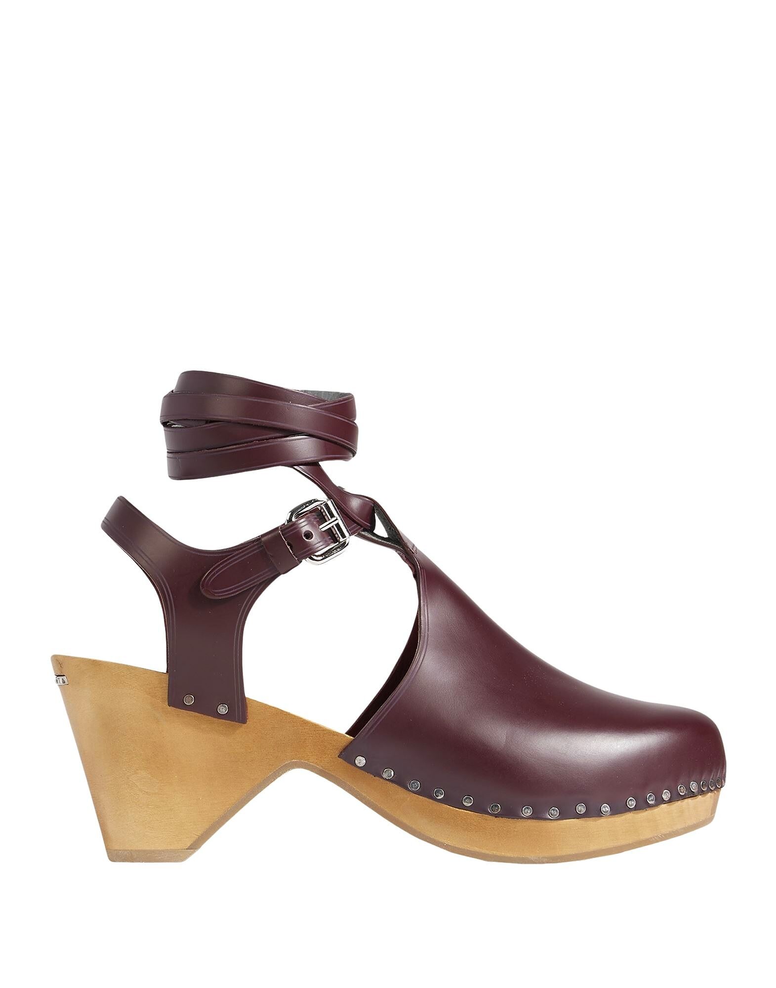 Сабо Isabel Marant, бордовый