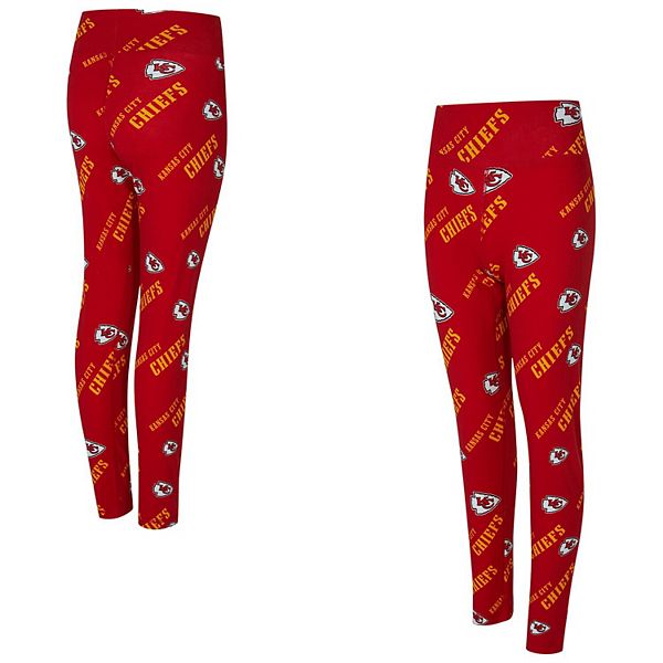 

Женские леггинсы concepts sport red kansas city chiefs mosaic allover print Unbranded