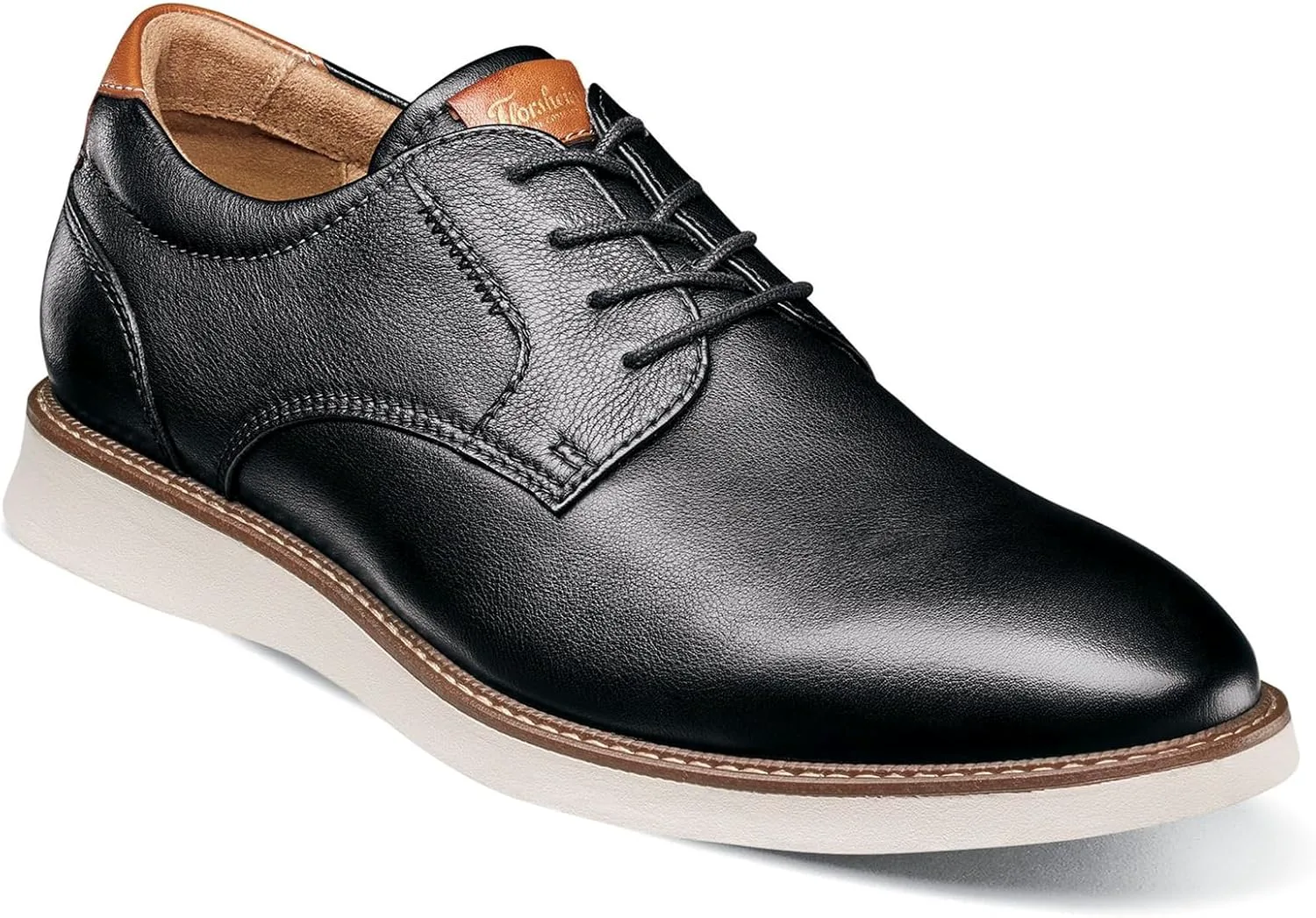 Мужские оксфорды Florsheim Launch с открытым носком, черно-белый — фото 4