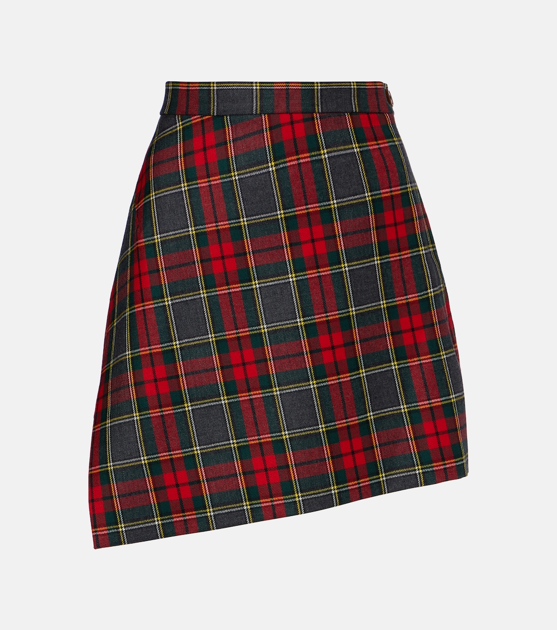 

Инфинити клетчатая юбка мини из натуральной шерсти Vivienne Westwood, Aw25-Red/Green