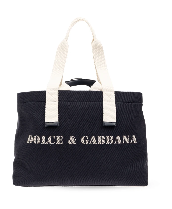 

Сумка Шоппер с логотипом Dolce & Gabbana, синий