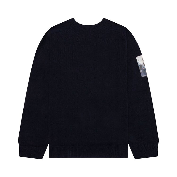 

Свитер Raf Simons Light Roundneck Hammersleeve With Patches 'Dark Navy', синий