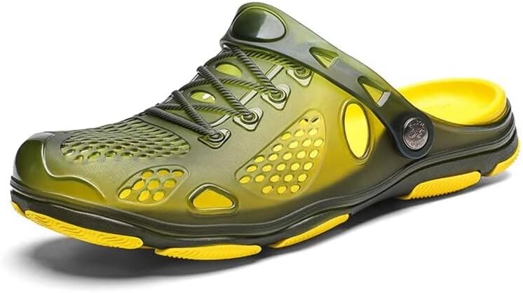 

Мужские пляжные сандалии с закрытым носком для летней прогулки на улице Zonkacen, зеленый