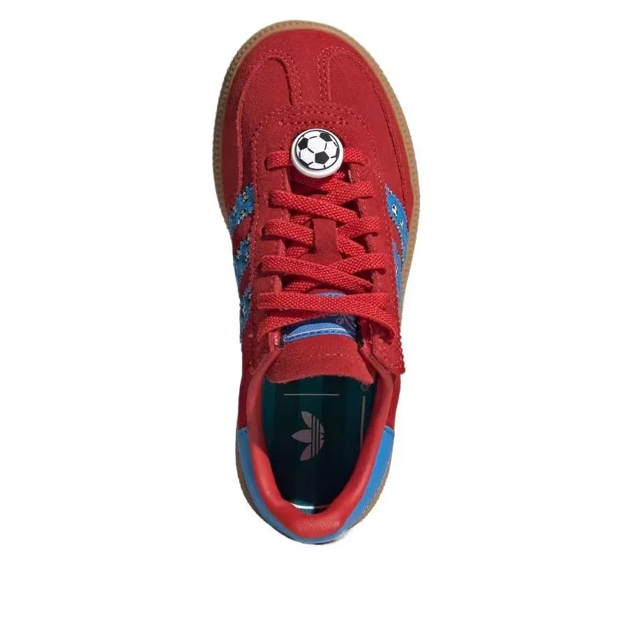 Кроссовки (PS) Adidas x Disney Handball Spezial Comfort Closure Elastic Lace 'Red Lucid Blue' — фото 3