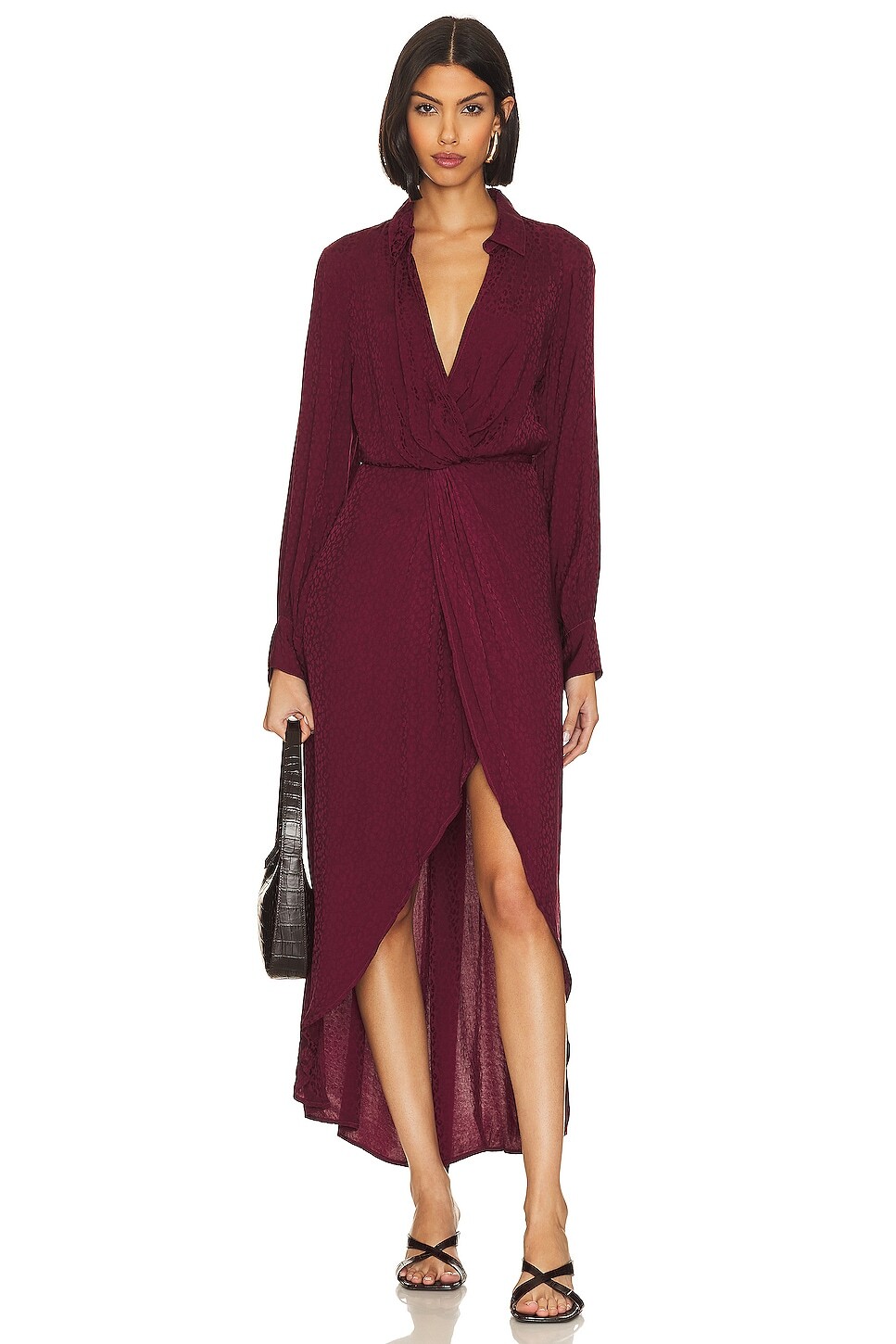 

Платье Young, Fabulous & Broke Siren Shirt, цвет Dark Cherry