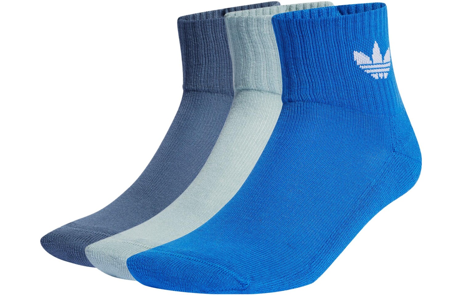 

Носки унисекс Adidas Originals, цвет 3 pairs (blue + magic gray + navy blue)