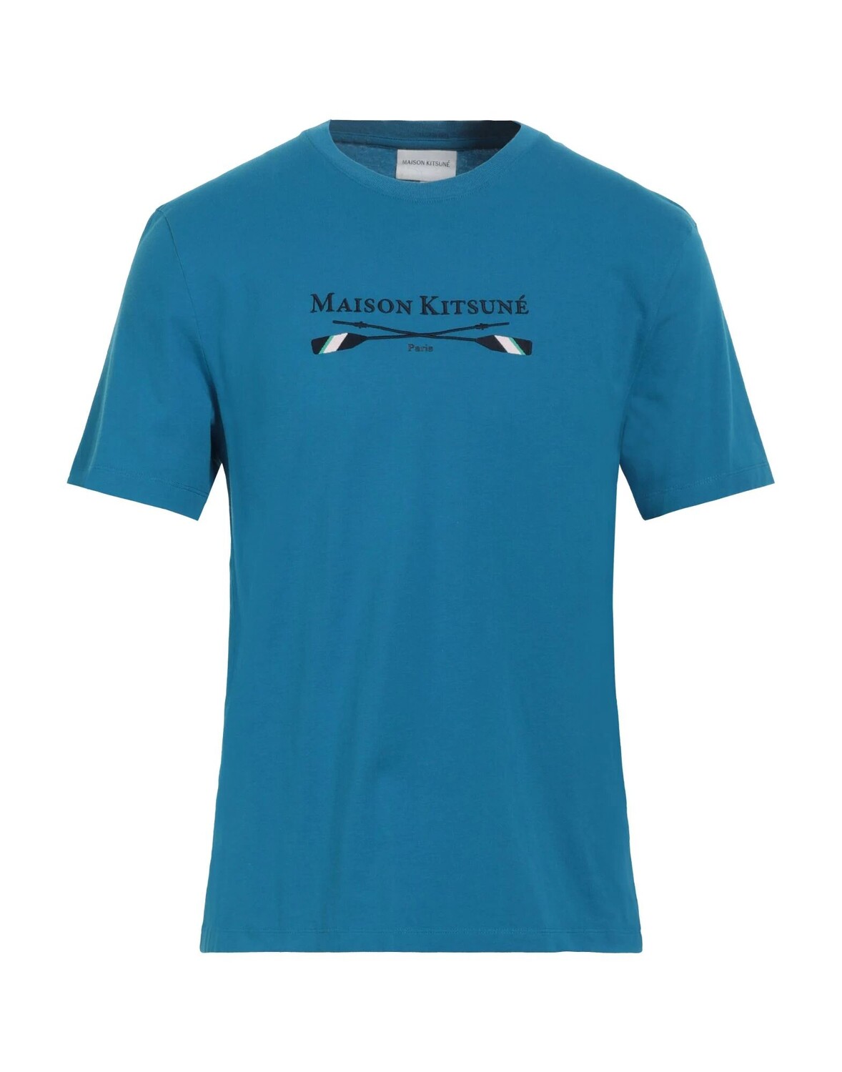 

Футболка Maison Kitsuné, лазурный
