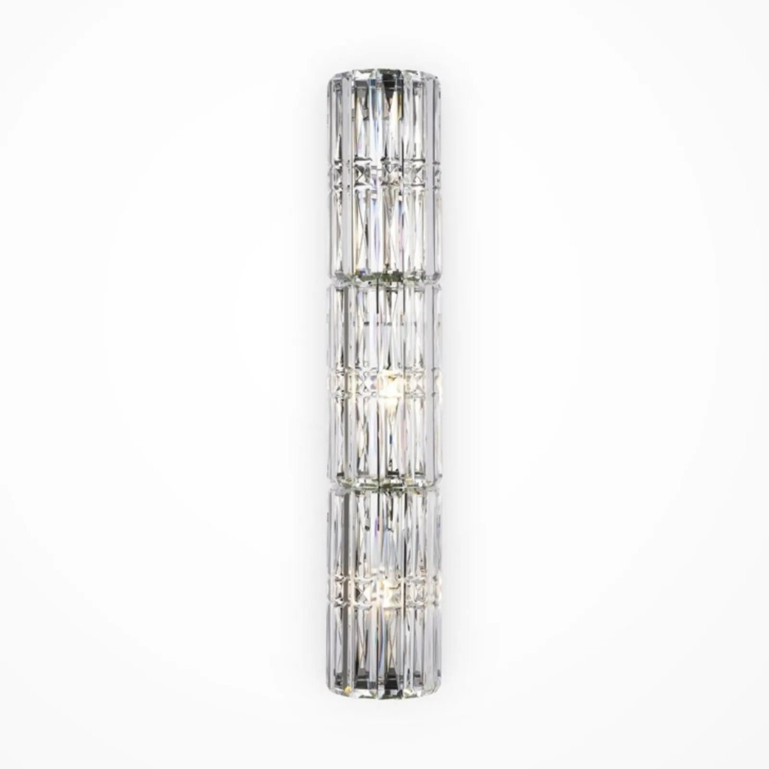 

Настенная лампа click-licht, 13x13x75,2 см, серебристый/прозрачный