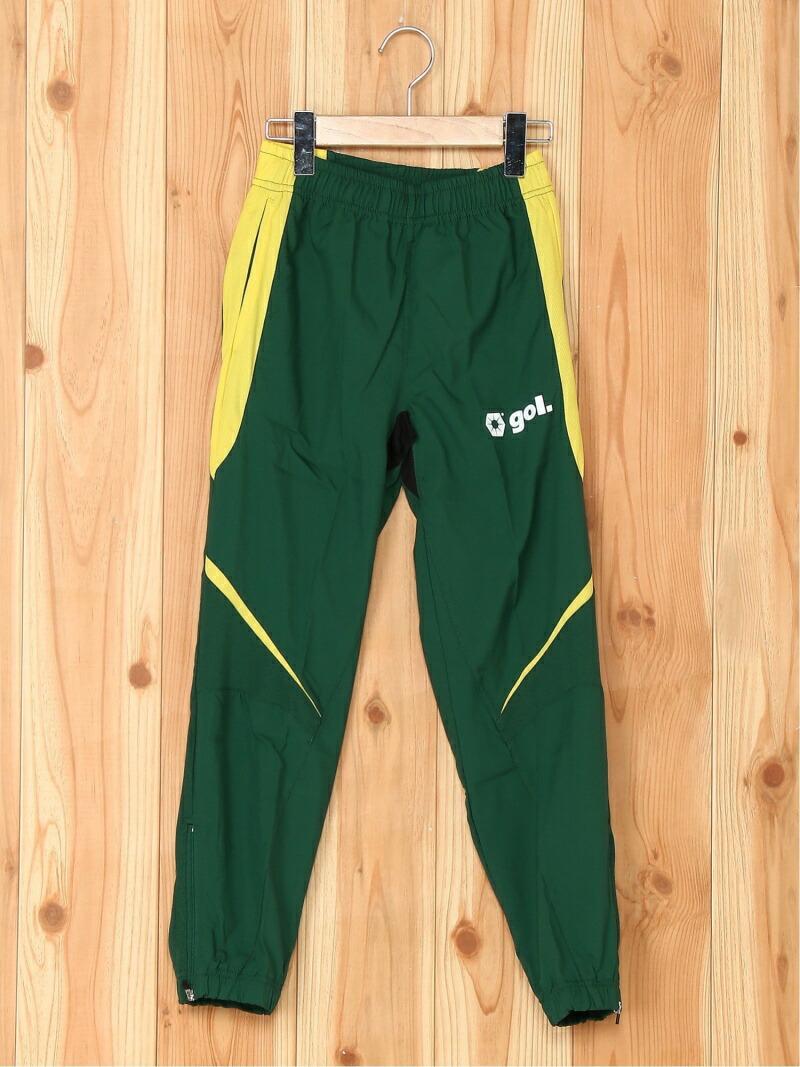 (К) Младшие тканые длинные брюки Gol., Dark Green