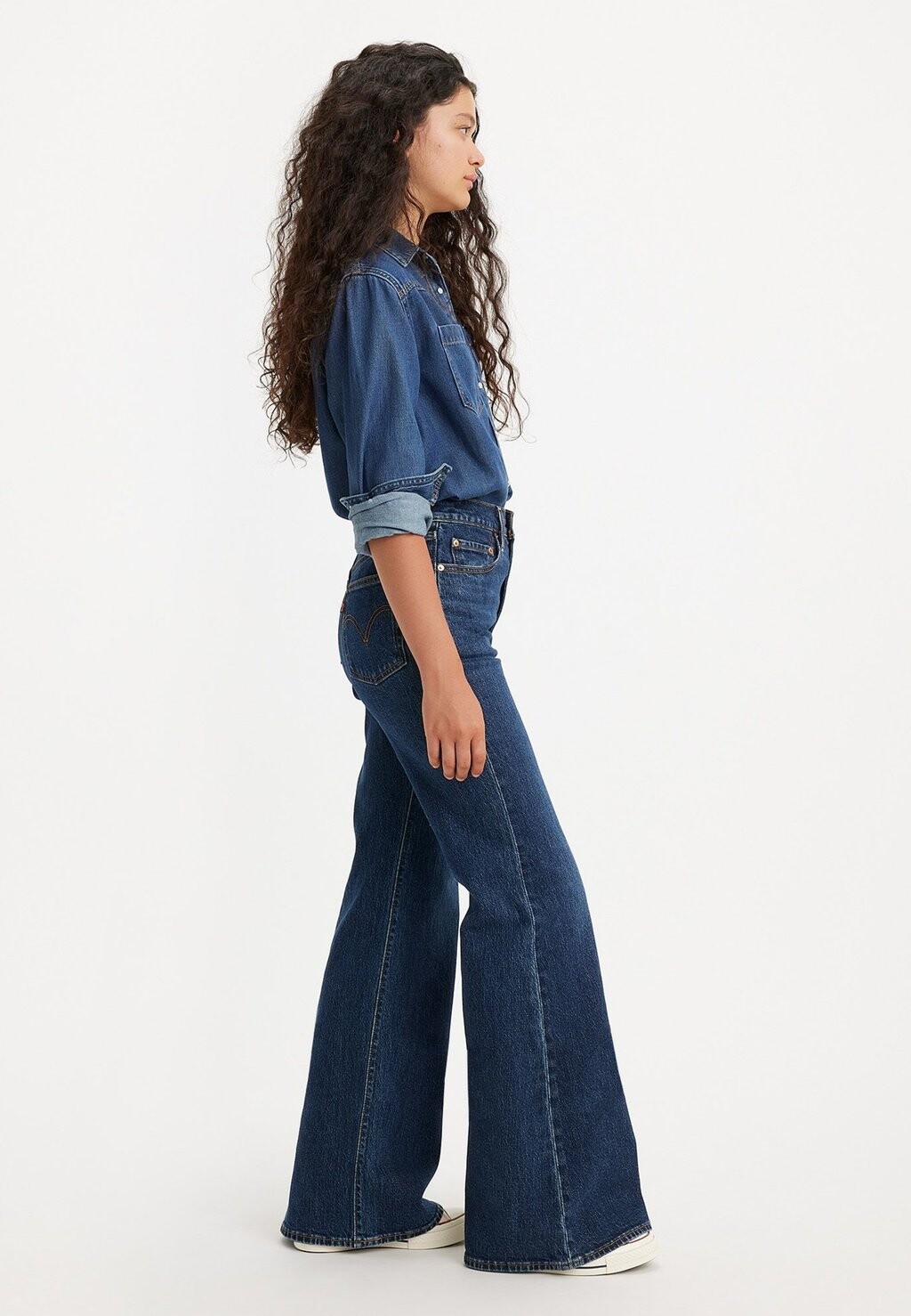 Джинсы расклешенные со шлейфом Sonoma Ribcage Bells Levi's — фото 4