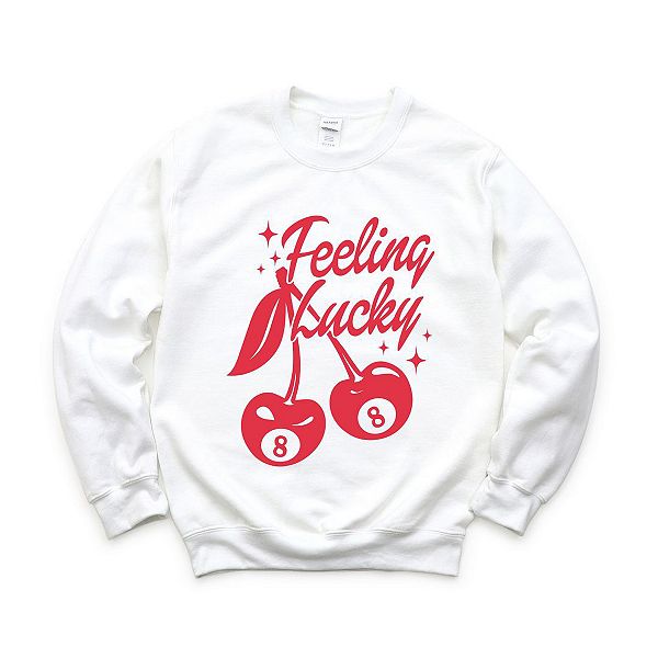 

Свитшот Feeling Lucky Cherries Simply Sage Market, White