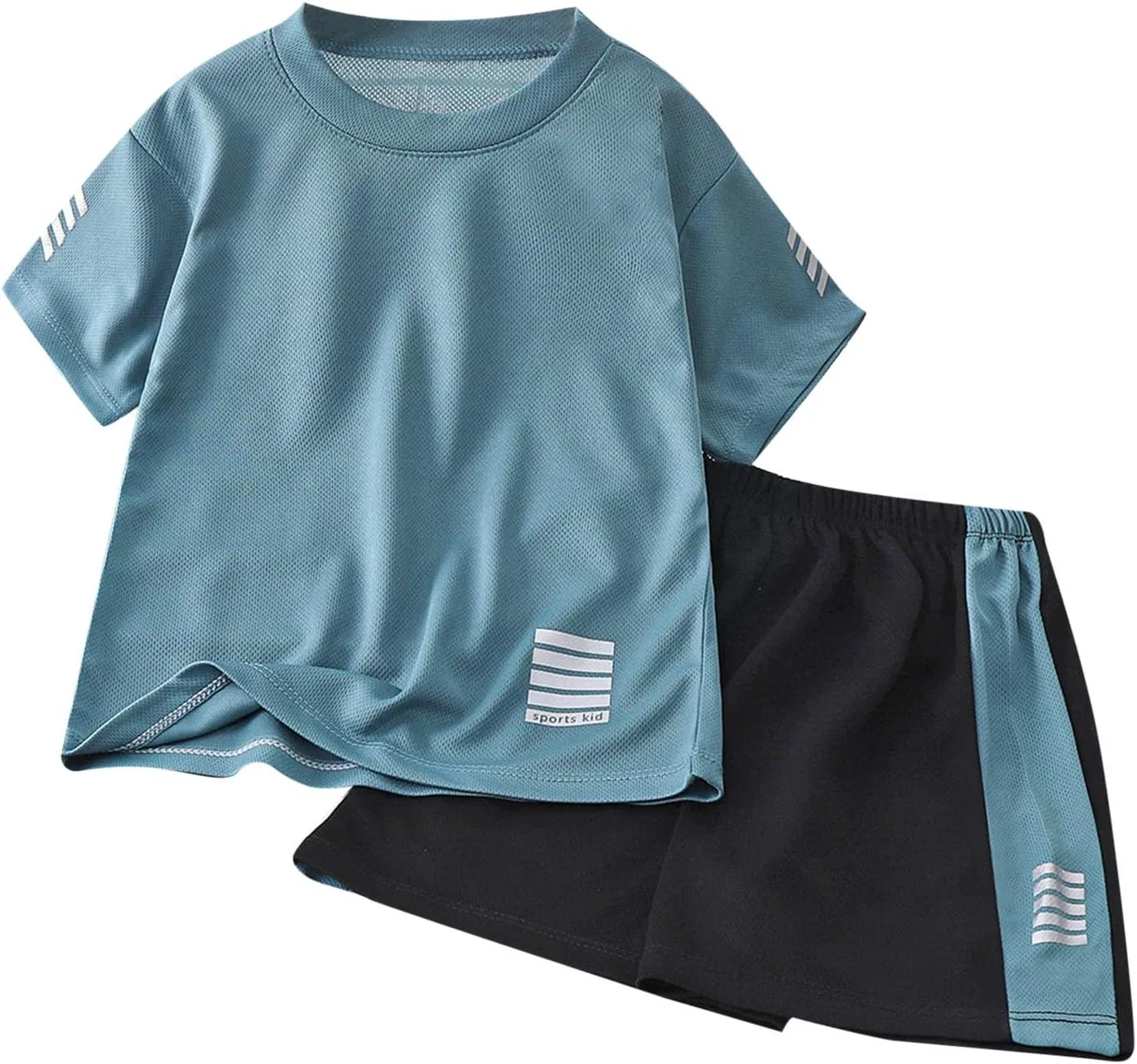 Детский комплект футболка и шорты, Athletic Summer, Green