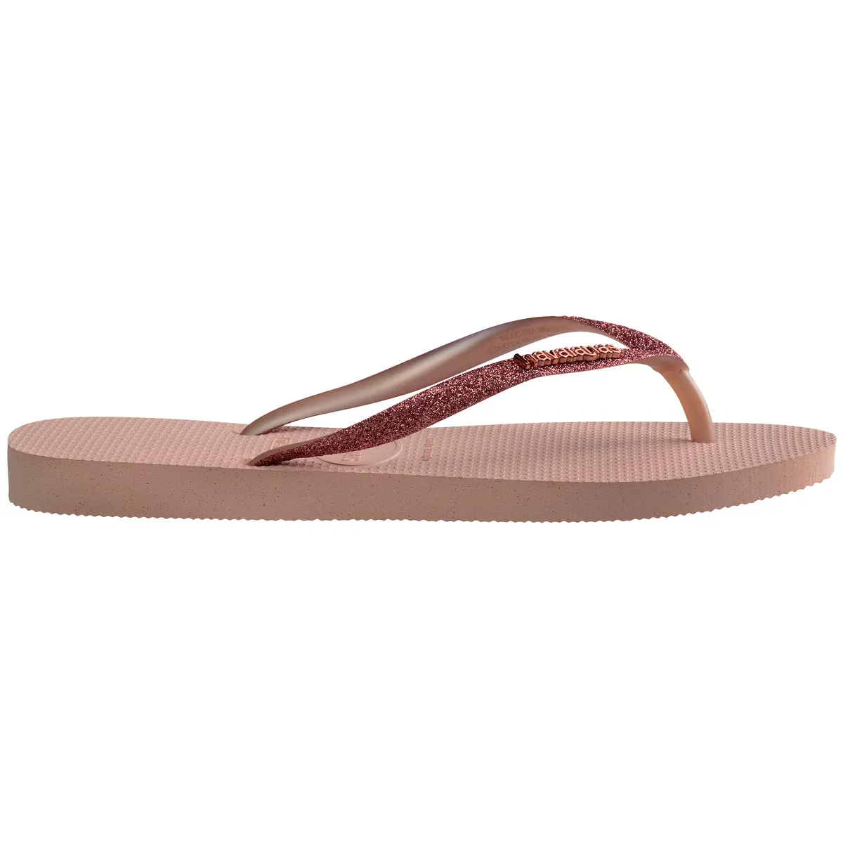 Женские сандалии Hav. Slim Glitter Ii Pink/Pink 412 Havaianas, розовый — фото 3