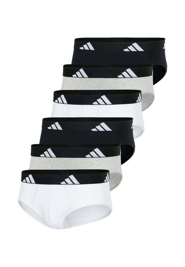 

Трусы / трусы комплект из 6 шт. активный flex хлопок Adidas, мультиколор