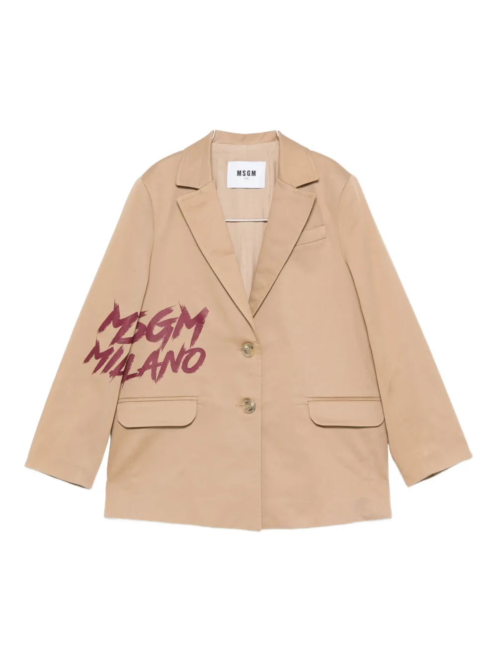 

Блейзер с логотипом MSGM Kids, нейтральный