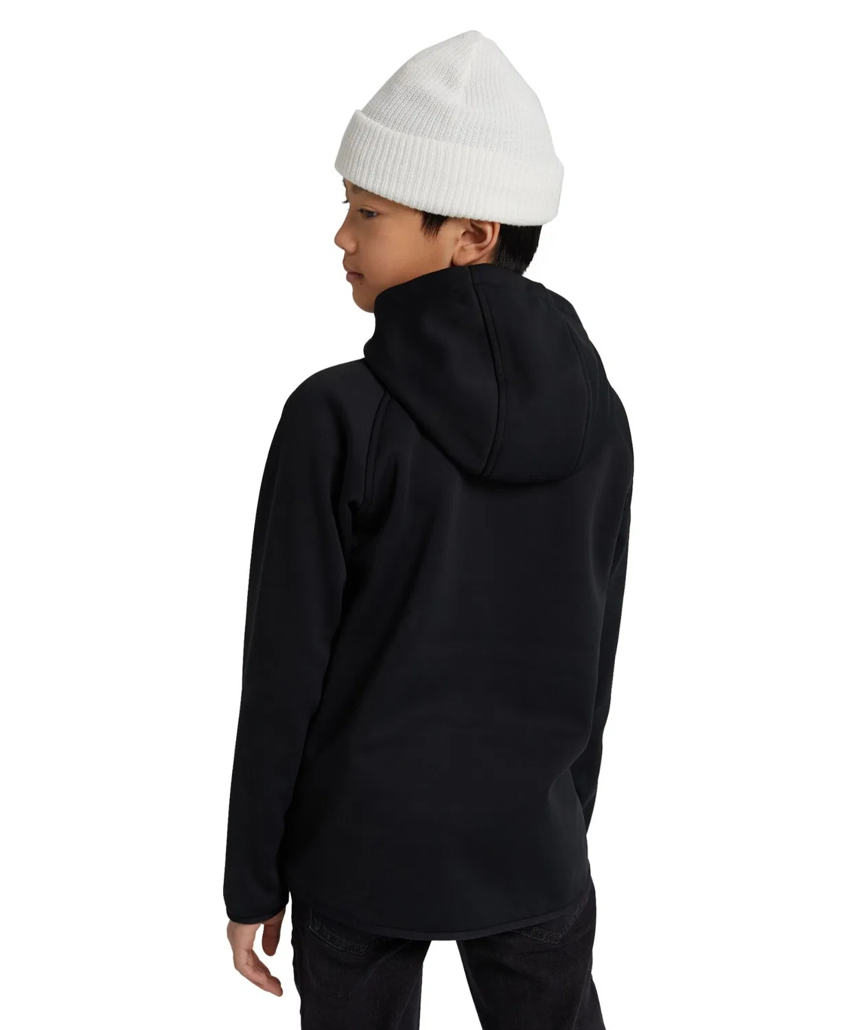 Флисовая кофта Burton Crown Weatherproof Pullover для детей, чёрный — фото 4