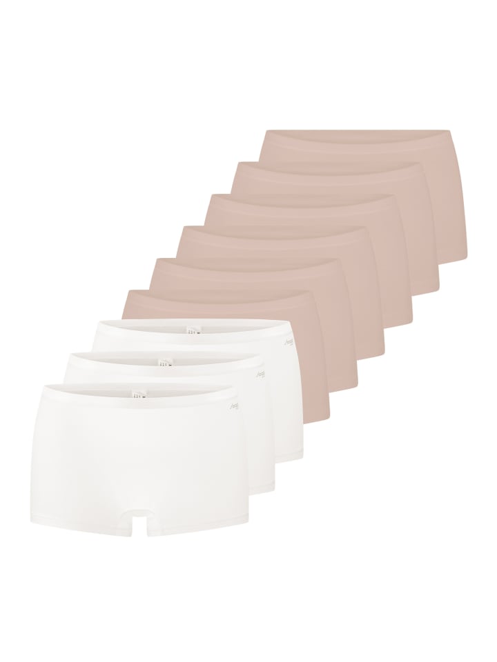 

Sloggi Трусы-слипы GO Daily Cotton бежево-белого цвета