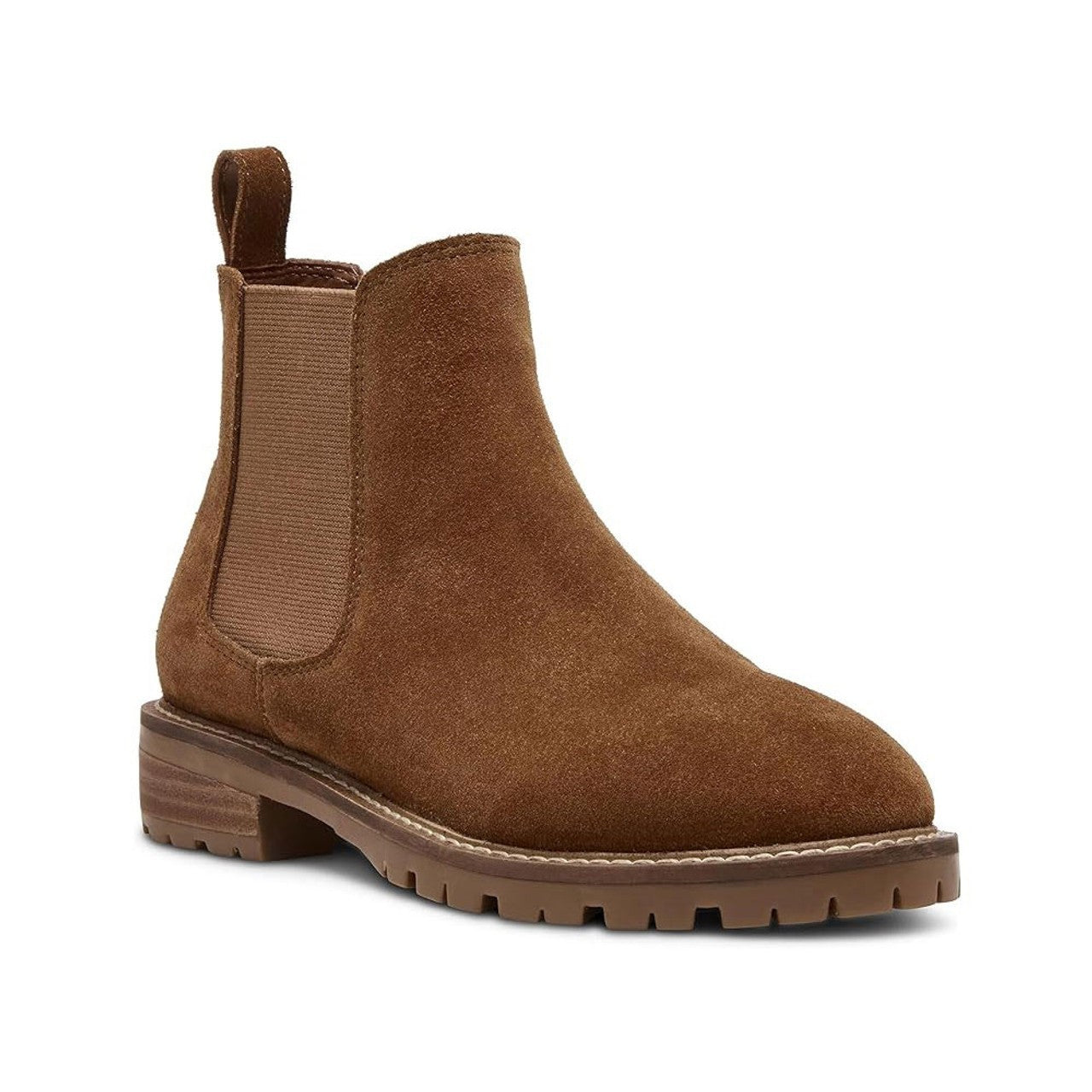 Женские ботинки челси Steve Madden Leopold замшевые, коричневый