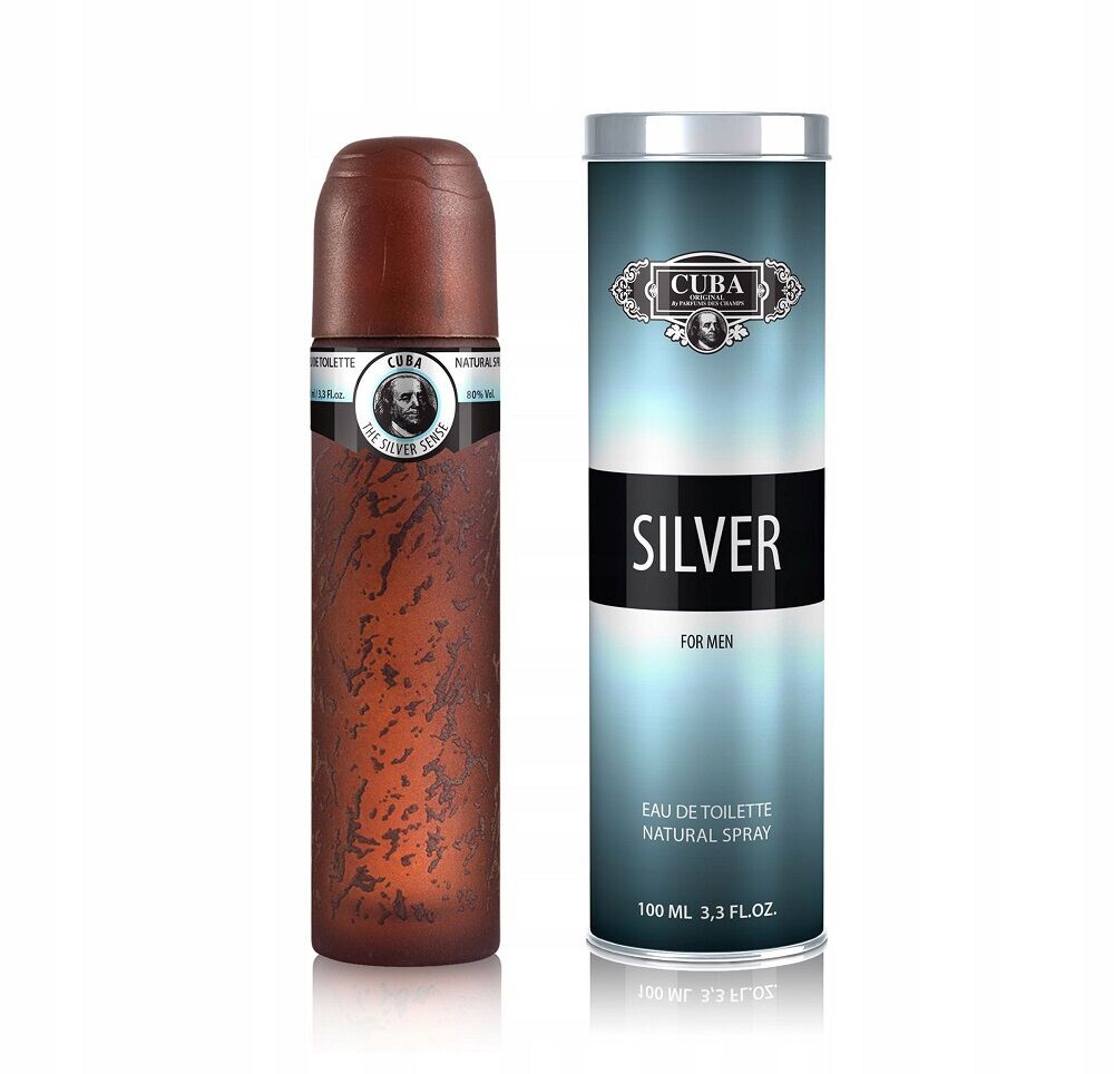 Мужская туалетная вода Cuba Original Cuba Silver For Men, 100 мл — фото 2