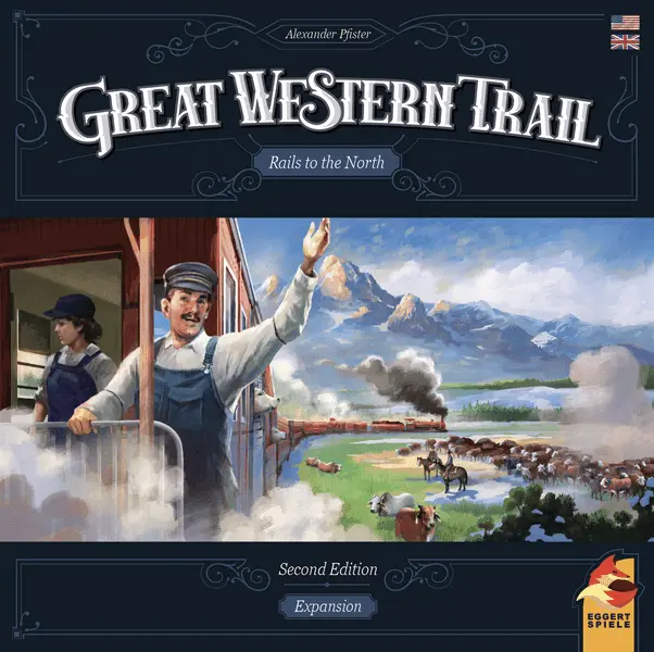 

Настольная игра Eggertspiele Great Western Trail: Rails to the North 2nd Edition