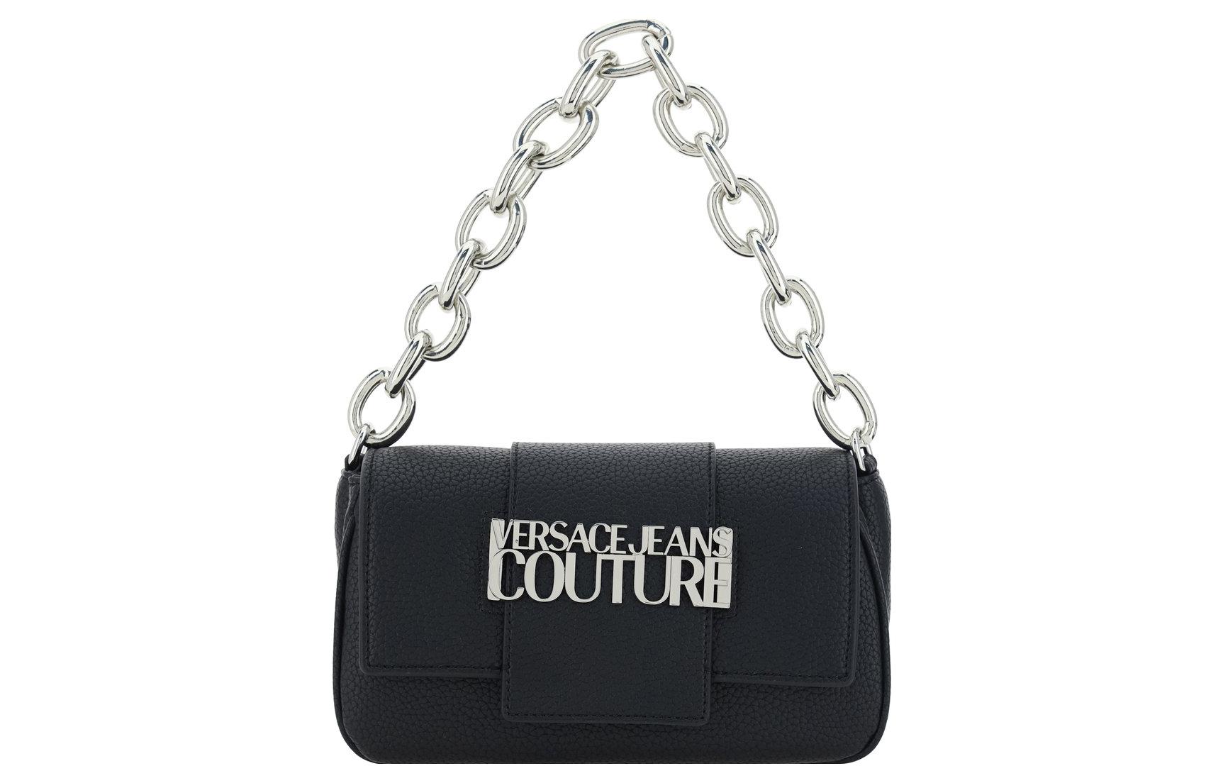 

VERSACE JEANS COUTURE Полиэстеровая женская сумка через плечо черная