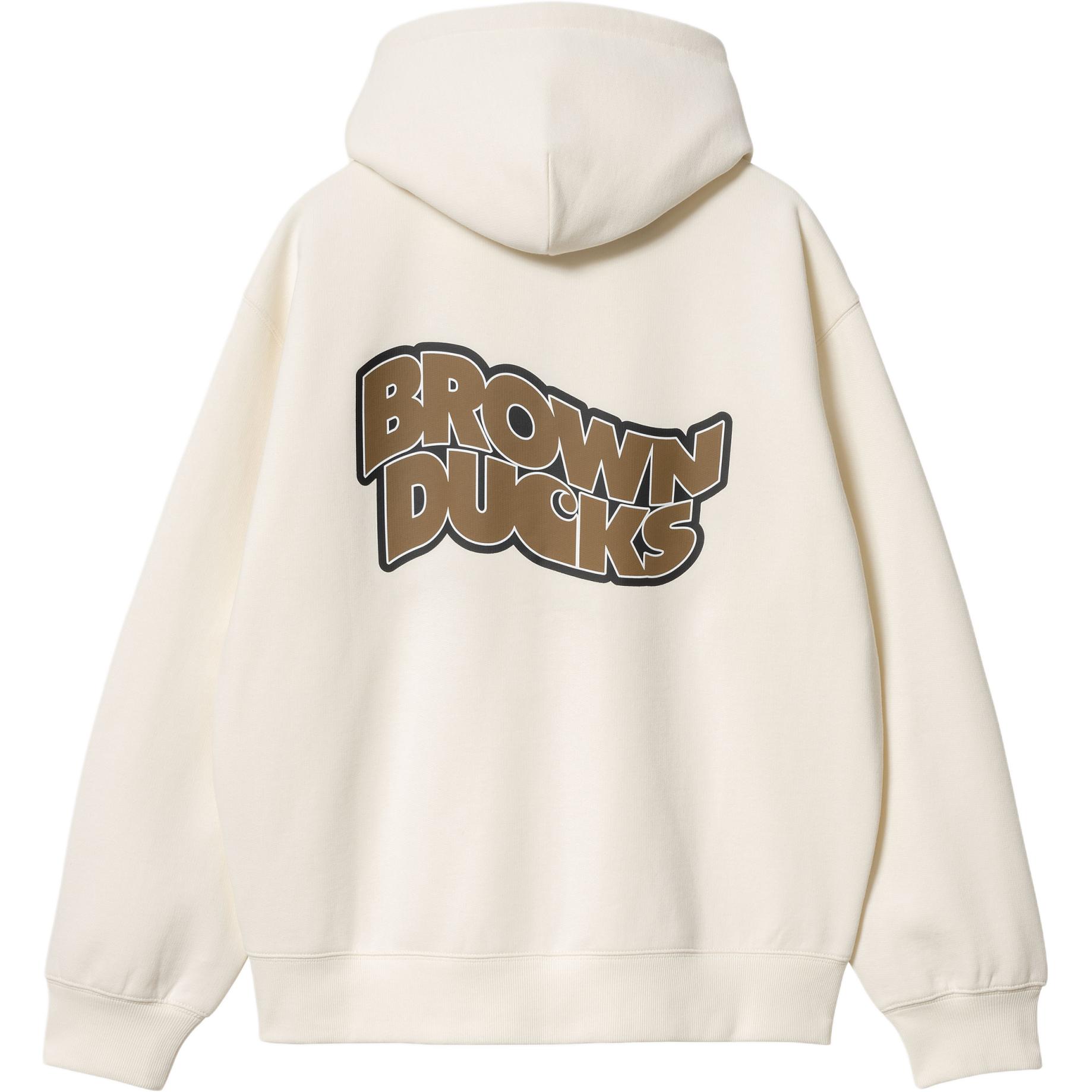 

Carhartt WIP Коричневый худи с утками, Ecru