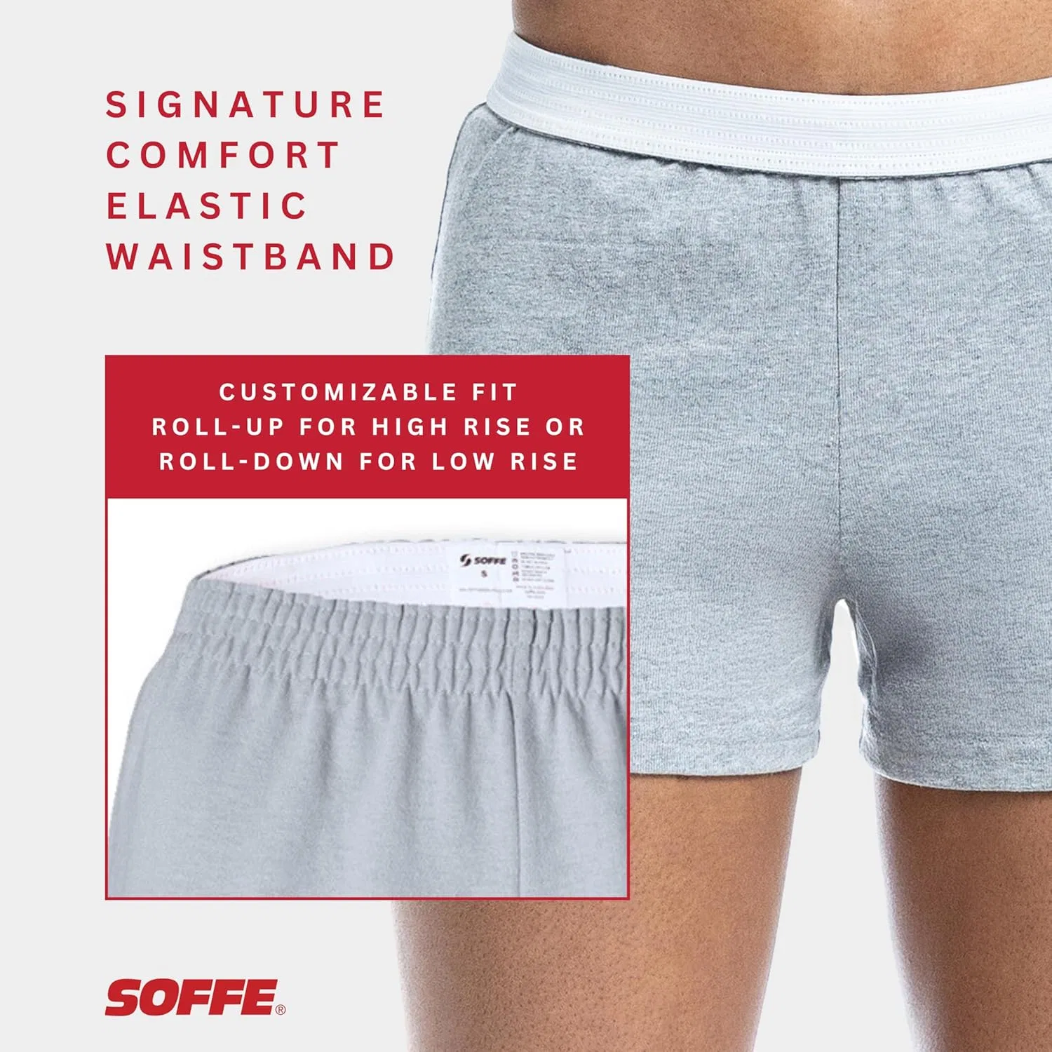 Шорты для чирлидинга Soffe, Oxford, 2.75" inseam — фото 3