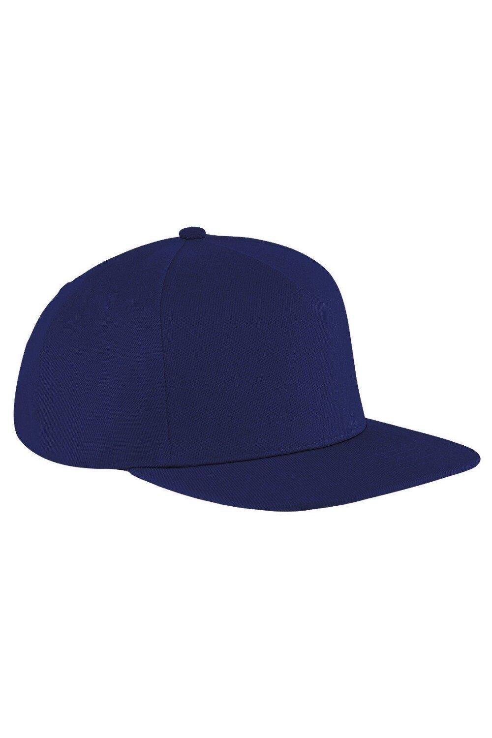 

Оригинальная кепка Snapback с плоским козырьком (2 шт. в упаковке) Beechfield, темно-синий