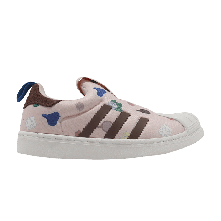 

Кроссовки adidas LEGO x Superstar 360 C 'Allover Print - Wonder Quartz', розовый