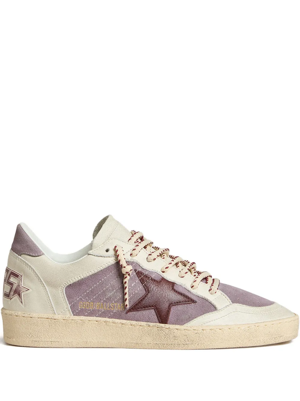 Декорированные кеды GOLDEN GOOSE, фиолетовый