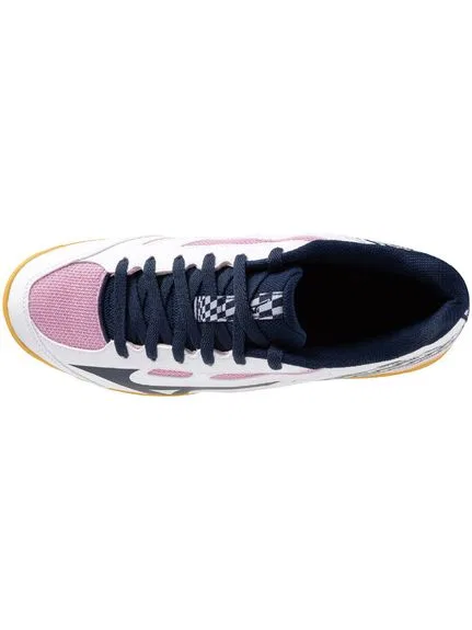 Кроссовки для настольного тенниса «Crossmatch Sword 2» от Mizuno, White X Navy X Pink — фото 4