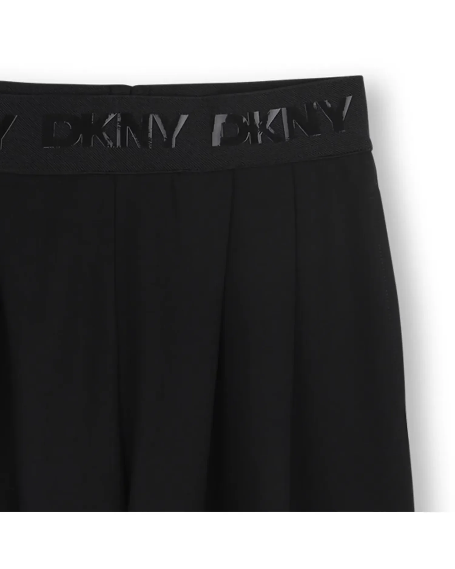 Детские брюки с пятью карманами, однотонные DKNY, черный — фото 2