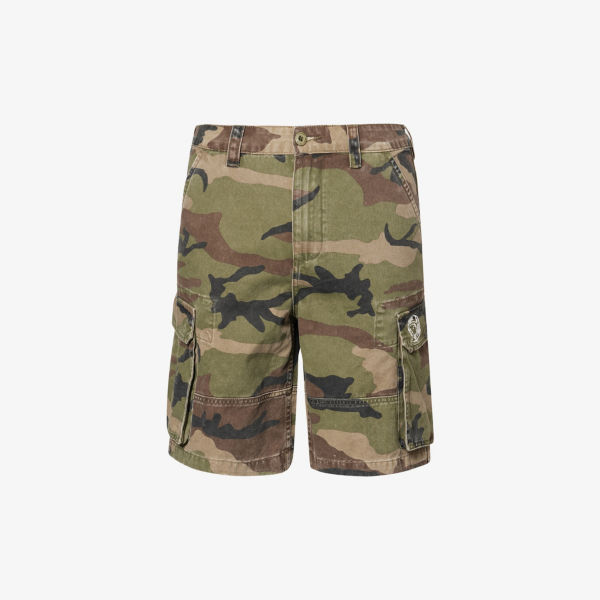 

Грузовые шорты из денима с камуфляжным принтом Billionaire Boys Club, цвет camo