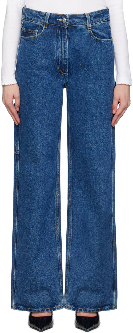 

Синие джинсы Salma Saks Potts, цвет Indigo blue