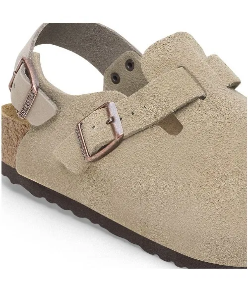 Унисекс сандалии из замши Birkenstock Tokio NARROW чёрные — фото 3