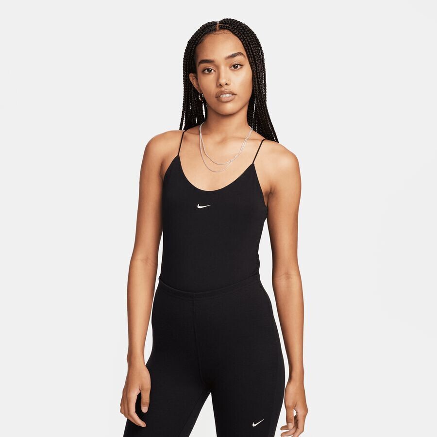 

Спортивная одежда Боди на бретельках Chill Knit NIKE, цвет black/sail