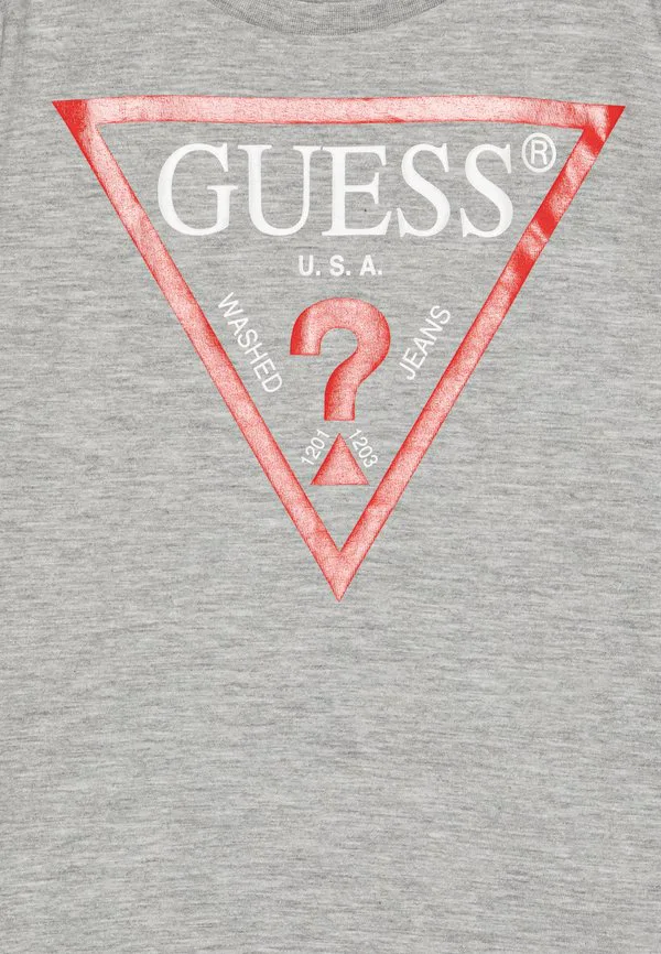 Детская футболка с длинными рукавами Guess, Light Heather Grey — фото 3