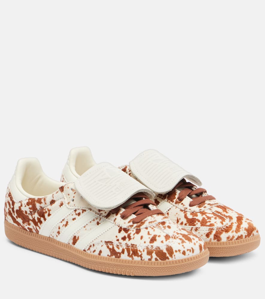Кроссовки Samba LT из телячьей кожи Adidas, Off White/Lucid Pink/Gum4