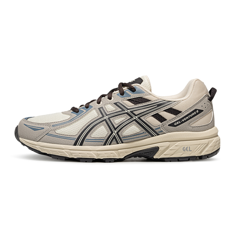 

Gel Venture 6 Low top кроссовки для бега Unisex ASICS, milk белый/серый