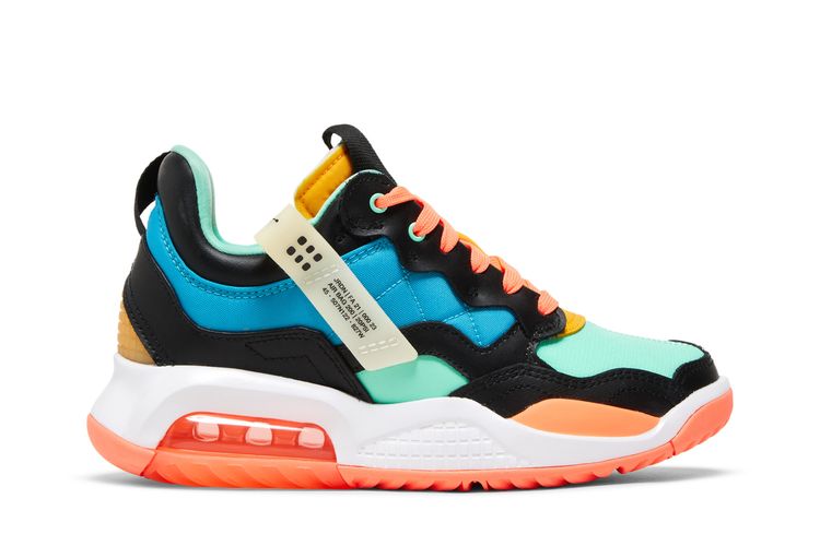 

Кроссовки Jordan MA2 GS 'Black Light Blue Fury', разноцветный