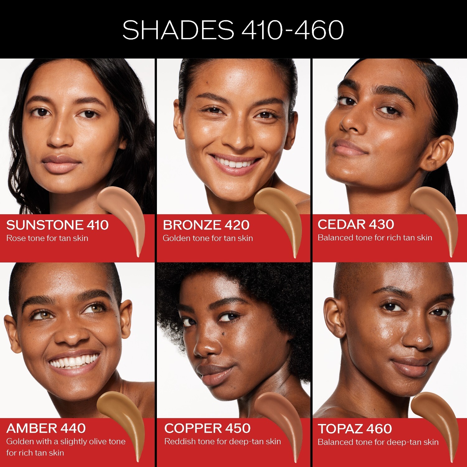 Тональный крем для лица pureness revitalessence skin glow spf30 pa+++ Shiseido, 460 - topaz, объем 30 мл — фото 4