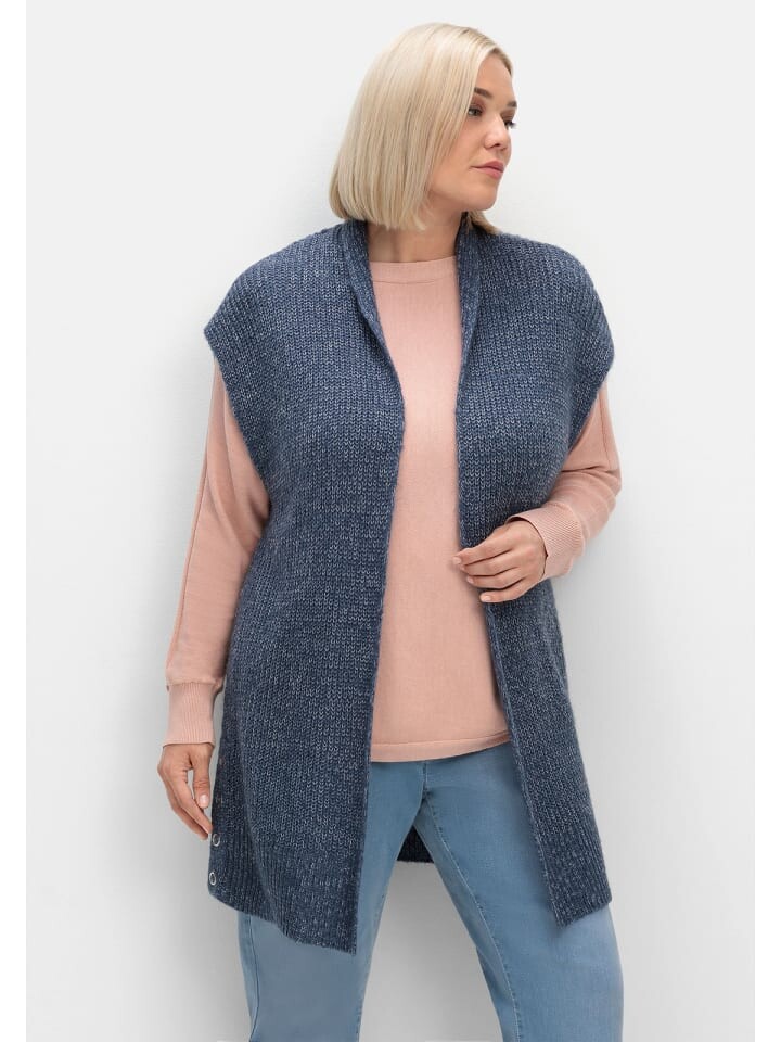 

Кардиган sheego Strickweste, цвет rauchblau