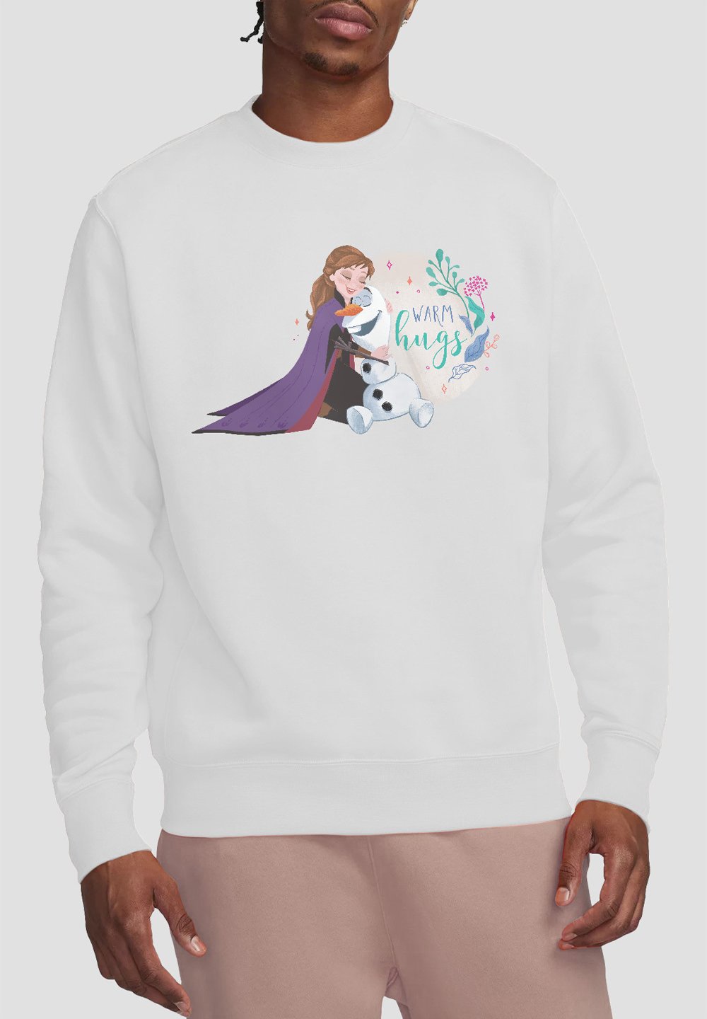 

Толстовка FROZEN ANNA AND OLAF LIKE WARM HUGS PRINT Disney, белый