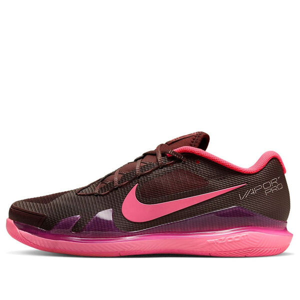 Кроссовки court air zoom vapor pro premium 'burgundy crush hyper pink' Nike, бургундия
