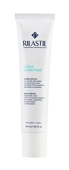 

Rilastil Aqua Sensitive Rich Cream 40 мл Увлажняющее средство