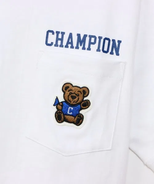 Детская футболка Champion SHORT SLEEVE POCKET T-SHIRT — фото 2
