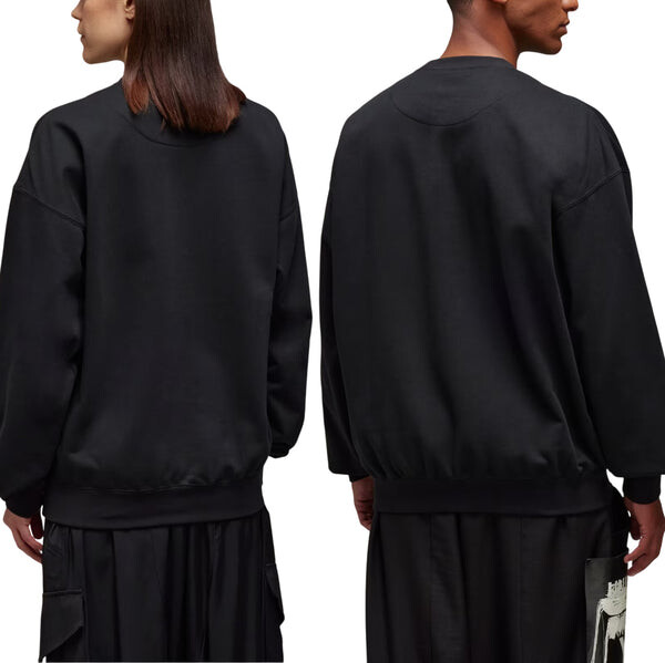 Свитер y-3 graphic crew sweater 'black' Adidas, черный — фото 2