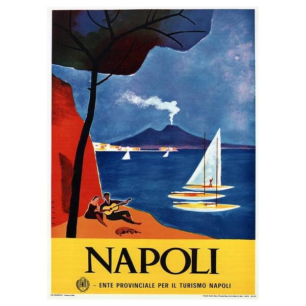 

Картина на холсте LegendArte Napoli, многоцветный