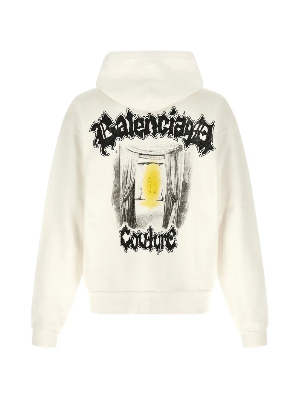 Толстовка на молнии с графическим принтом Balenciaga, нейтральный — фото 2